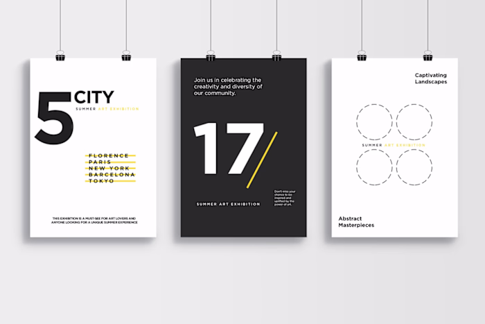 Poster Summer Art Exhibition