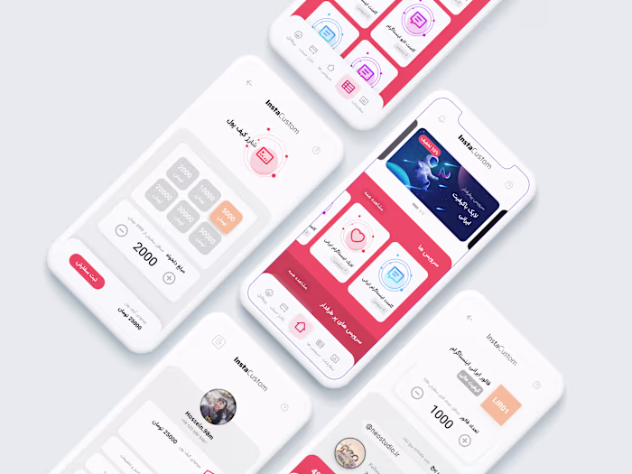 UI/UX Project designs