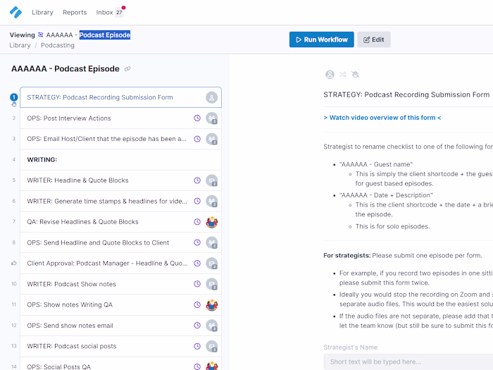 Process Street Consulting and Workflow Development