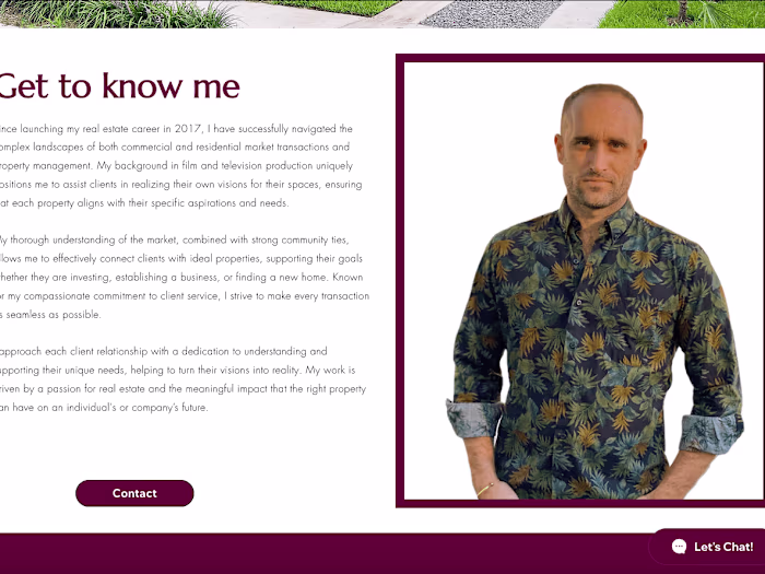 Personal Real Estate Agent Website. Own your place online. 