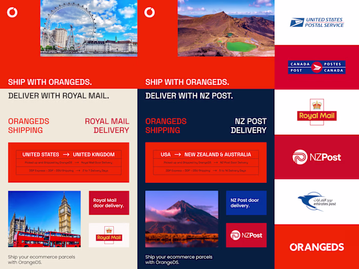 Global Shipping Carriers Co-Branding for OrangeDS