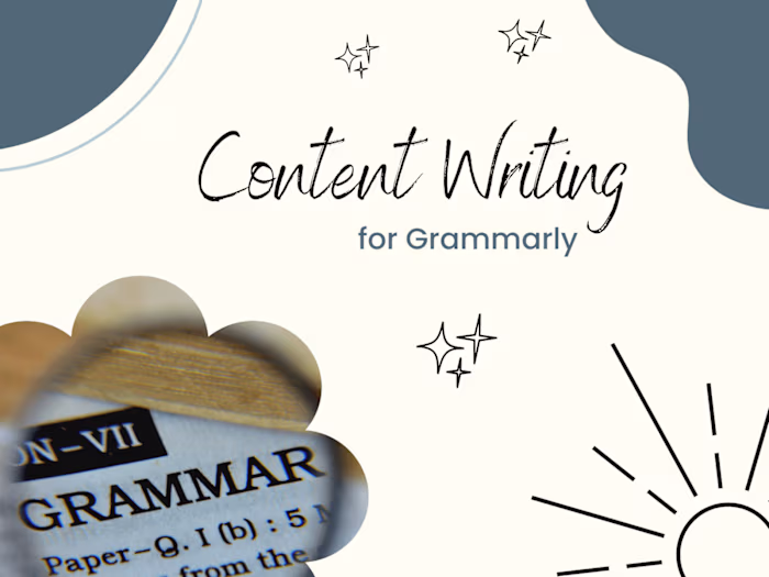 Content Writing for Grammarly