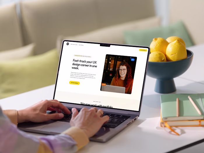 Sprint Camp Website: Hero