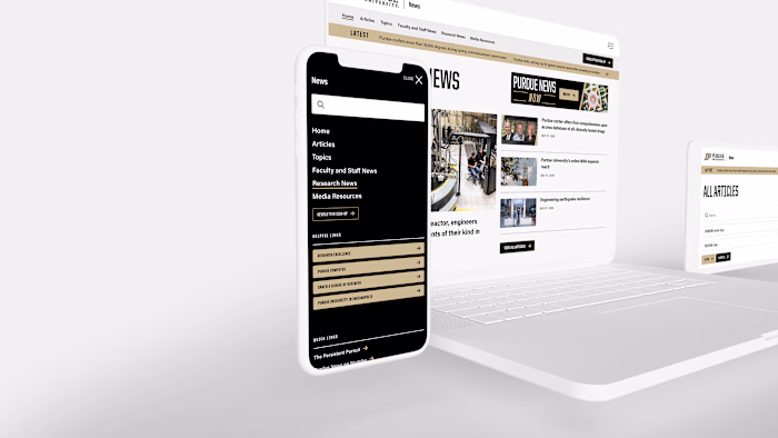 Purdue University "Purdue News" Website Redesign and Migration