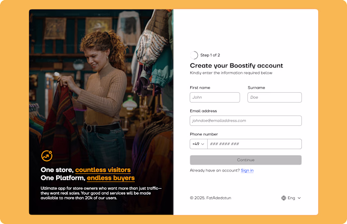 Auth Flow Exploration: Web View Design
