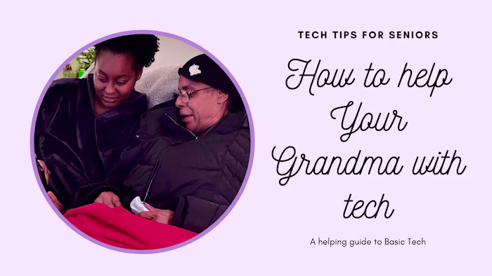 How to help your grandma with her phone