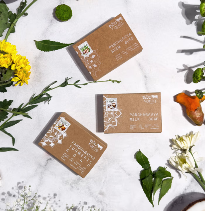 Packaging Design for Kapila Soaps By Flipside Co