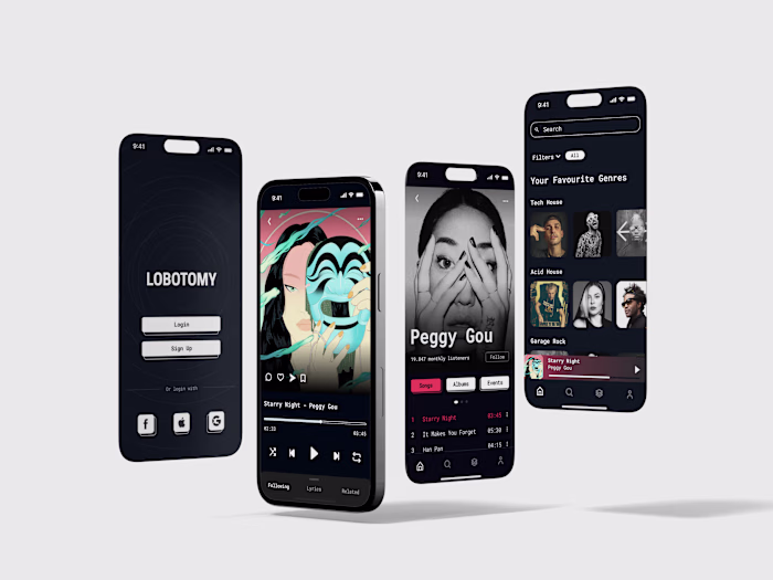 Lobotomy Music Streaming App