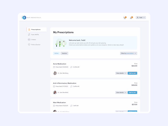 MedTech SaaS Platform UX/UI
