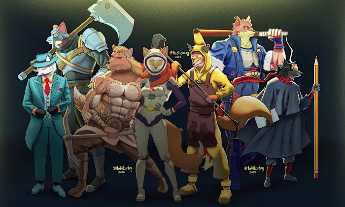 Character illustration Design (Kendu Inu)