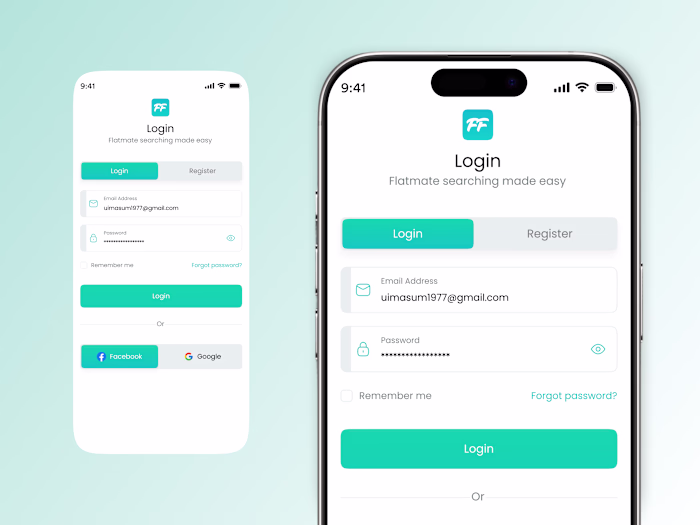 Here is my Mobile app Login & Signup UI concept Redesign Fee...