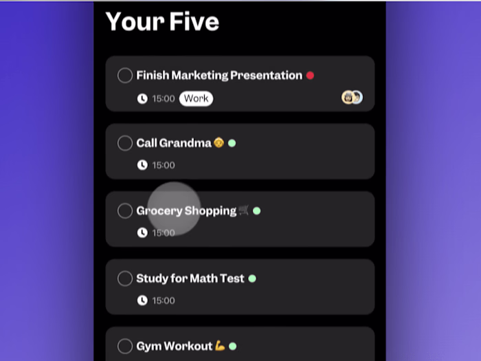 To-Do App Concept | 5by5