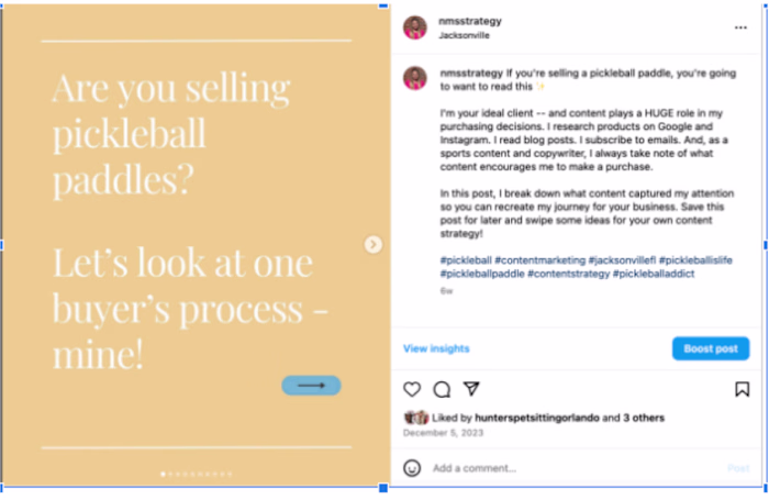 Social Media Graphics: Instagram Post and Carousel