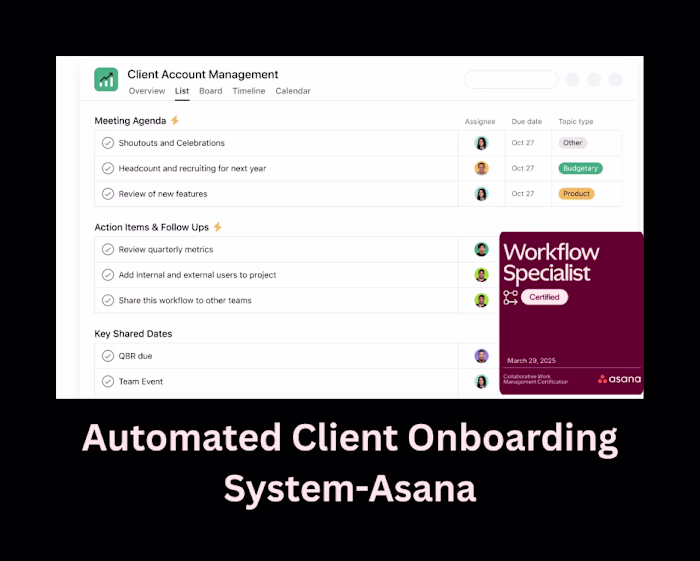 Automated Client Onboarding Workflow for Digital Agencies