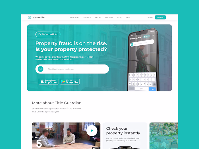 Web Application with Webflow - Title Guardian