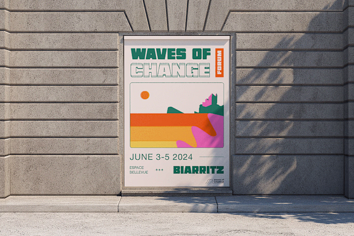 Waves of Change Forum 2024 - Multi-Format Poster Design