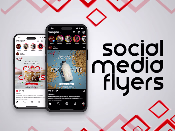 Rozzy's Buns & Pastries; Electronic/ Social Media Flyers