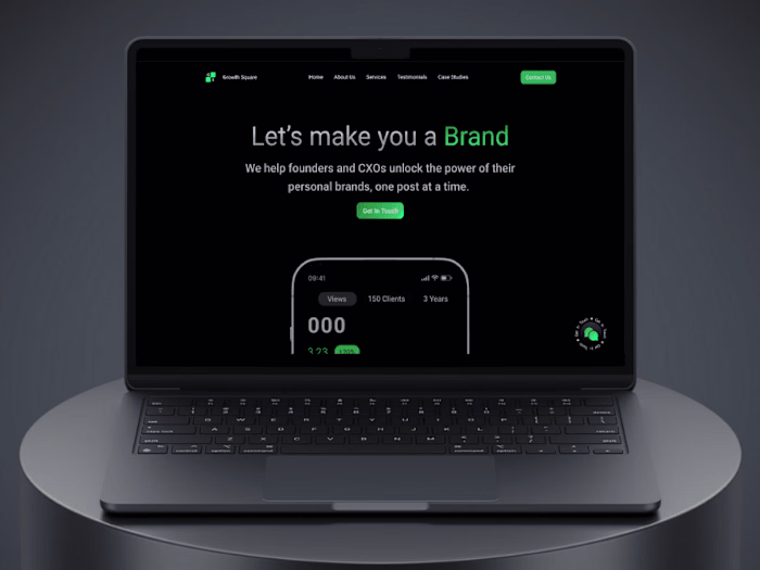 Framer Website for 6 Figure Agency