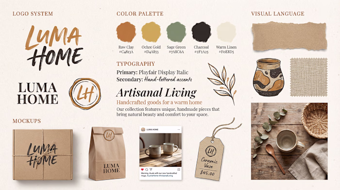 Brand Identity for Luma Home