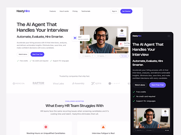 AI Agent Interviewer