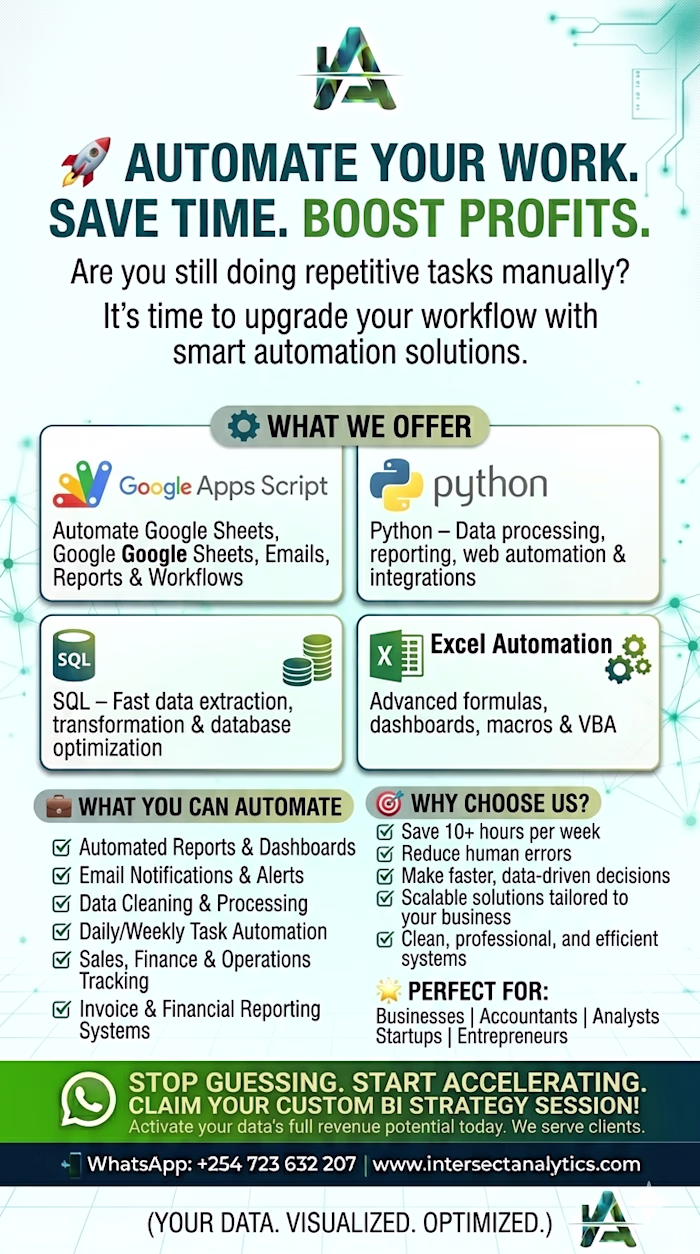 🚀 AUTOMATE YOUR WORK. SAVE