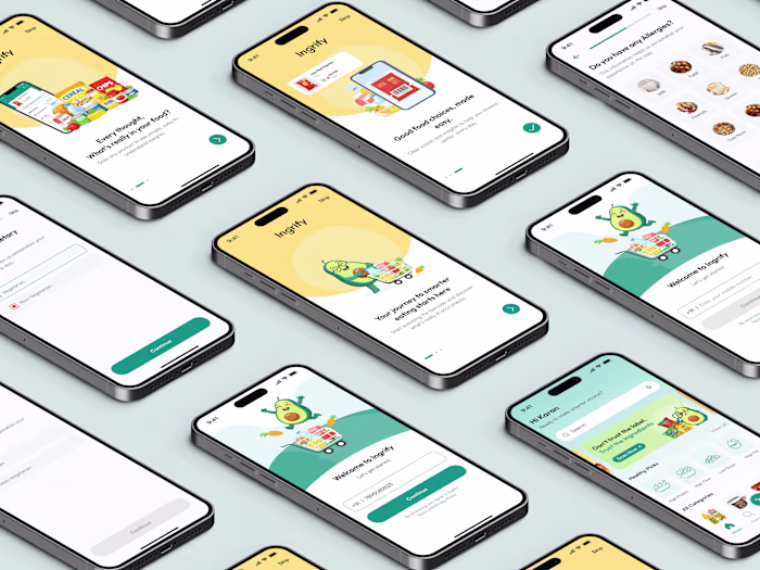Ingrify - AI powered Health app | Brand identity