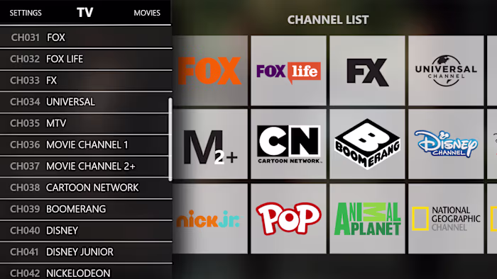 TV UI Redesign