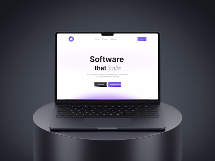 Modern B2B SaaS Website