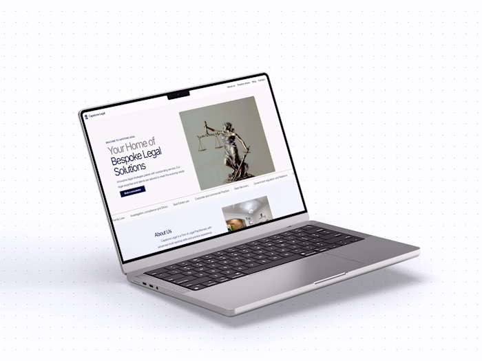 Footers from Capstone Legal website