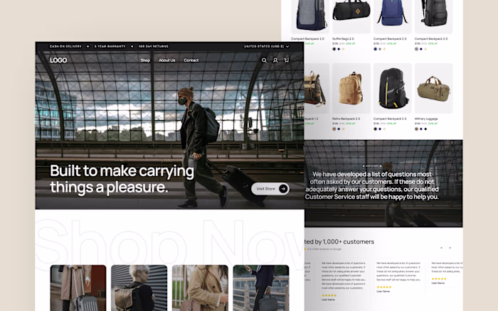 🛒 Ecommerce Website | Clean & Minimal Design