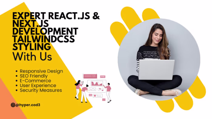 I will design and build a responsive website using nextjs