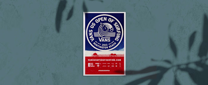 Celebrating Surf | Printing Production for Vans US Open Poster