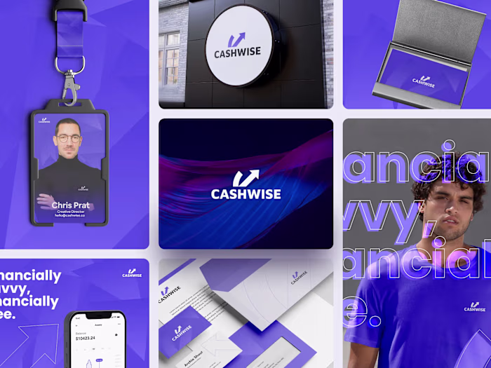 Cashwise - FinTech Branding UI/UX Concept Projec Concept: Th...