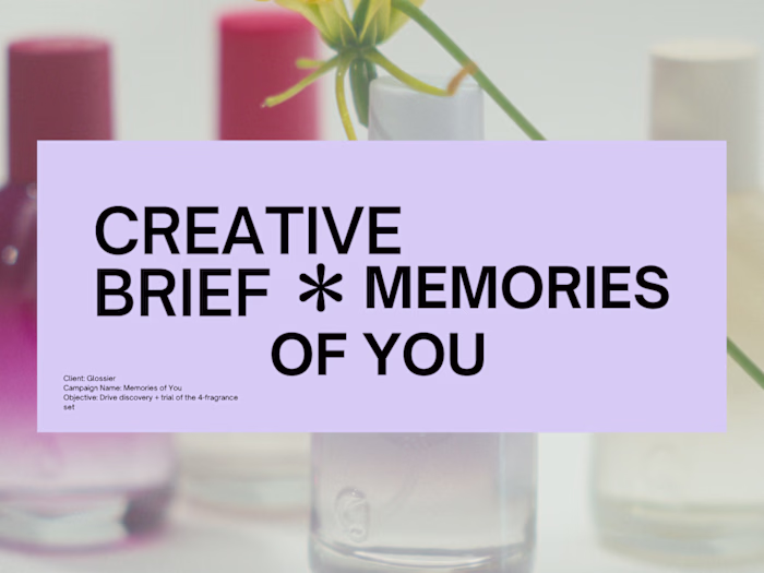 CONCEPT: Glossier Influencer Marketing Campaign