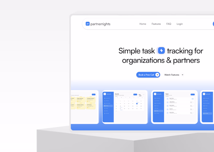 PartnerRights — Partner & Task Management Platform