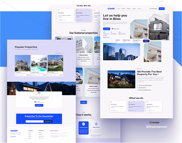 Website Design, Mobile app design :: Behance