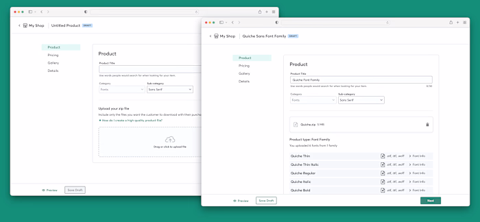 Creative Market Product Uploader