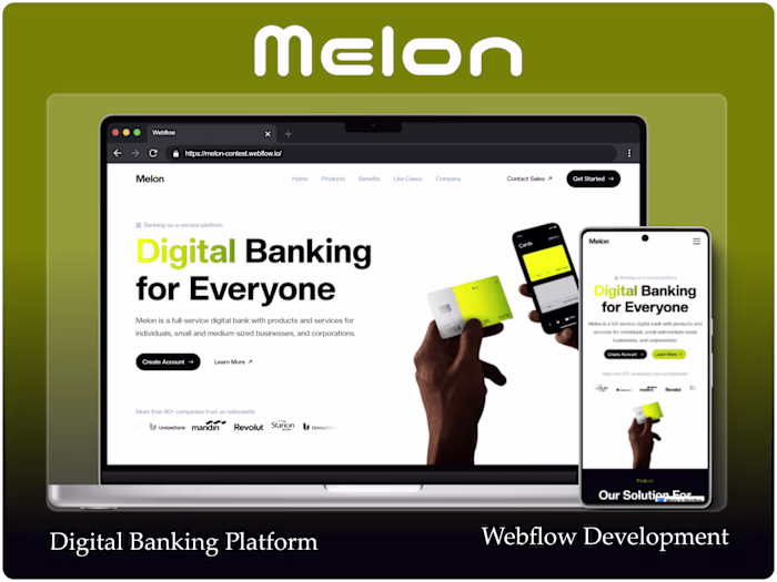 Melon - Webflow Development