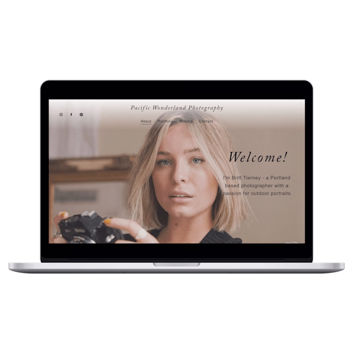 Photography Website | Pacific Wonderland Photography