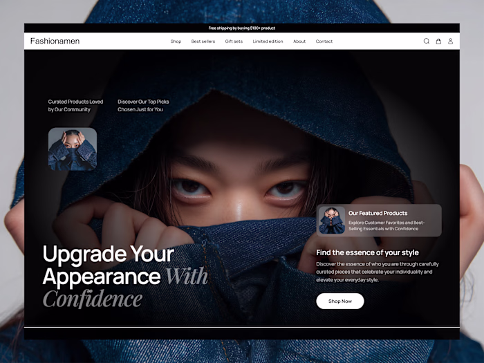 Fashionamen - E commerce Website Fashionamen is a E commerce...