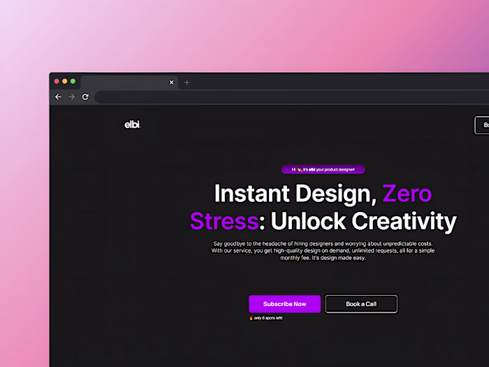 elbistudio.com - (Framer Design + Development)