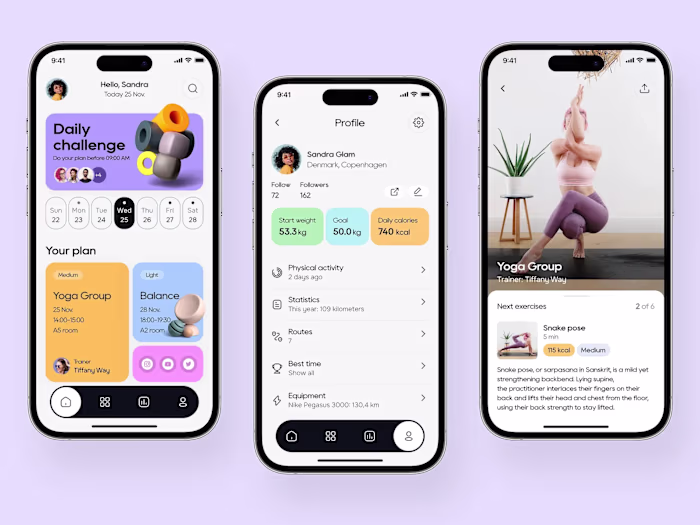 Fitness App Design & Development