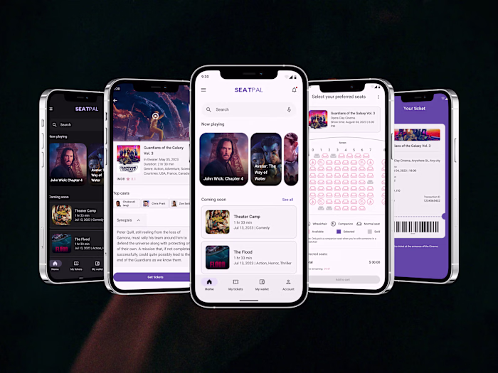 SeatPal - Movie theater reservation app