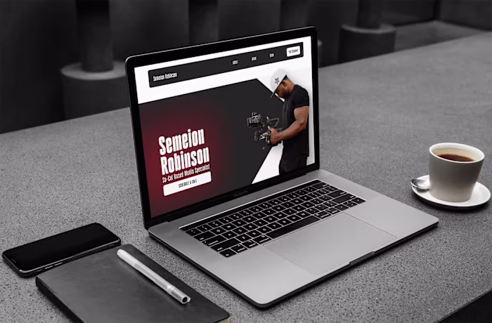 Landing Page Design - Semeion Robinson