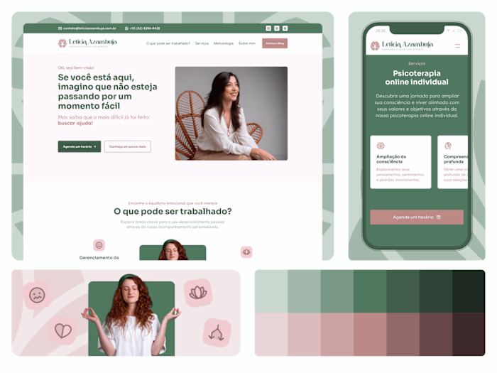 Brand Identity & Website | Psicóloga Letícia Azambuja