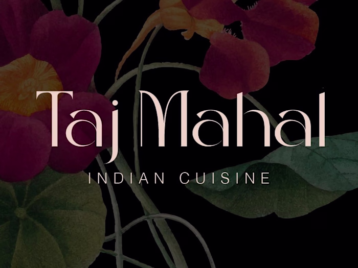 Taj Mahal Indian Cuisine Branding
