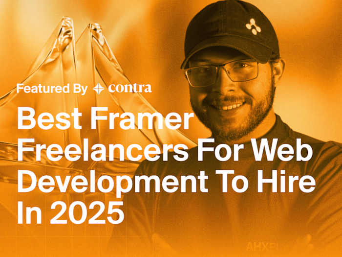 Top Framer Web Developer to Hire in 2025 - Contra Featured