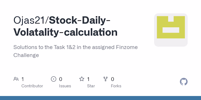 Stock-Daily-Volatality-calculation