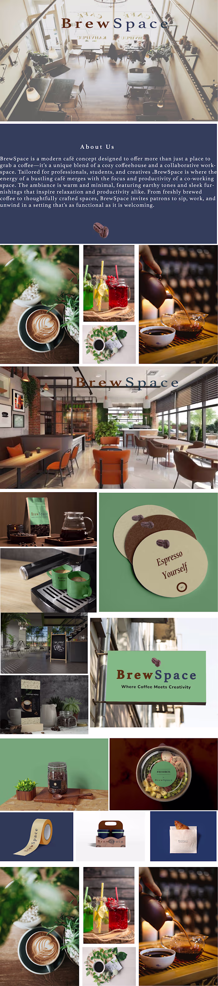 Cafe-Brand identity /Graphic Design