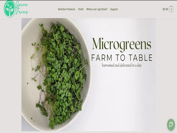 Spira Farms – Website Design